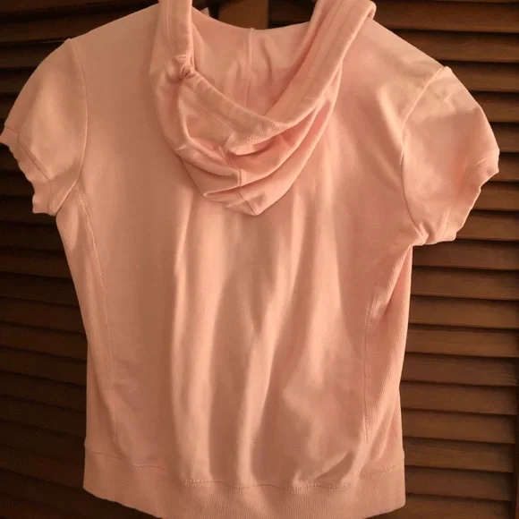 Baby barbie pink short sleeve hoodie y2k XS/S - Picture 2 of 5